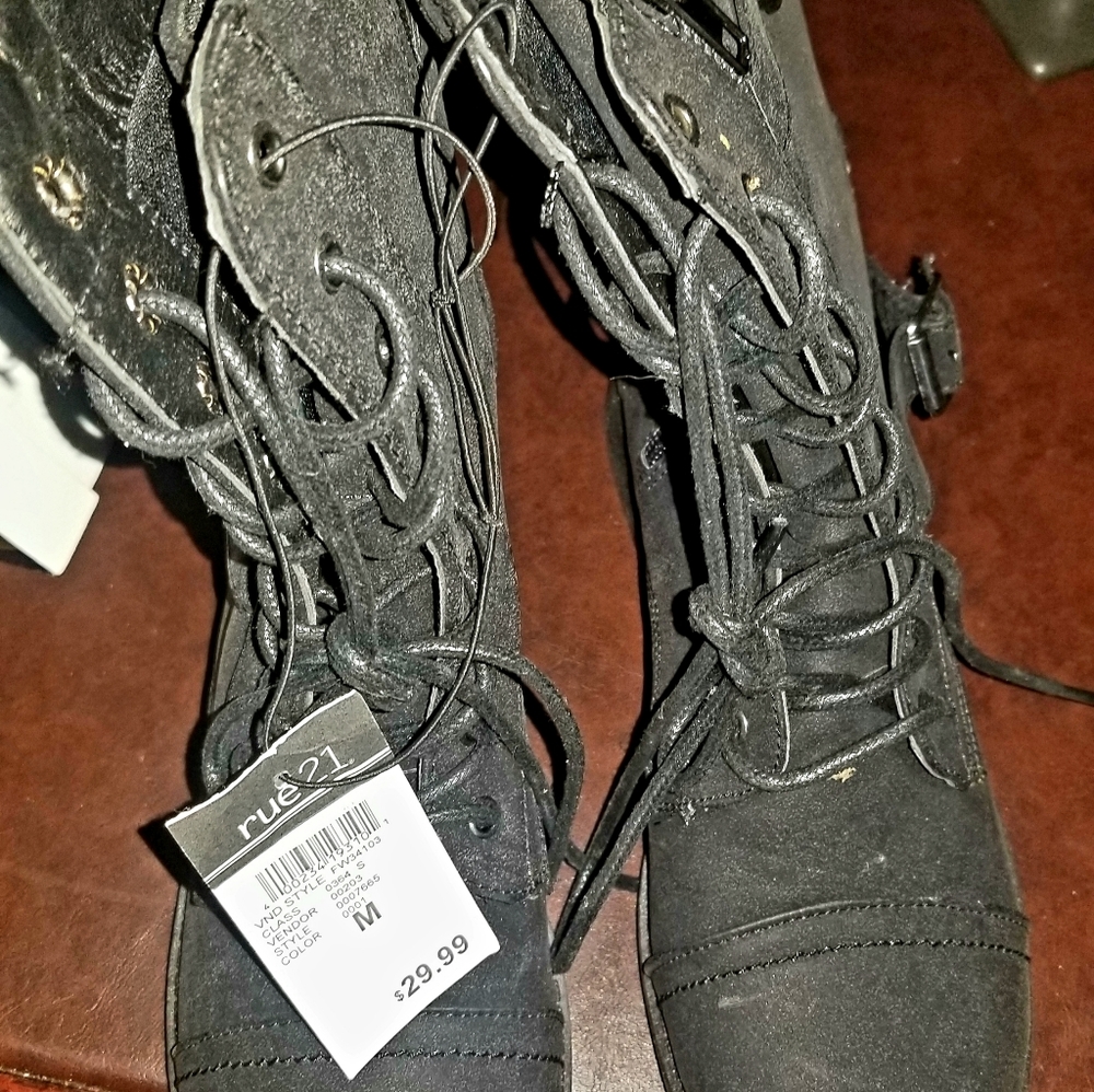 Black Combat Boots